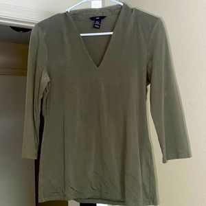 Army Green H&M V Neck